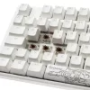 Ducky One 3 Classic Pure Weiß TKL Gaming RGB LED - MX-Brown Tastatur USB German Weiß (DKON2187ST-BDEPDPWWWSC1)