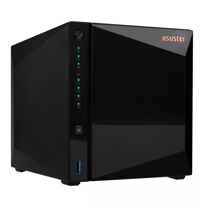 Asustor DRIVESTOR 4 Pro Gen2 AS3304T V2 NAS Realtek RTD1619B 2 GB DDR4 ADM Schwarz