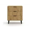 SCANDI 3S schlank Eiche ARTISAN Kommode