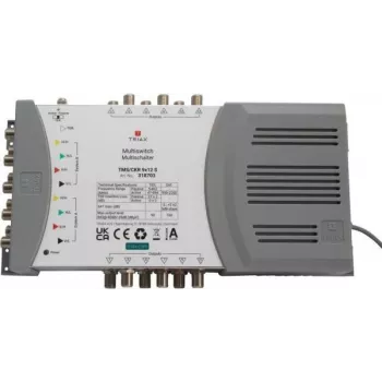 Triax TMS/CKR 9x12 S SAT Blockverteilung 5 Eingänge 12 Ausgänge (318703)