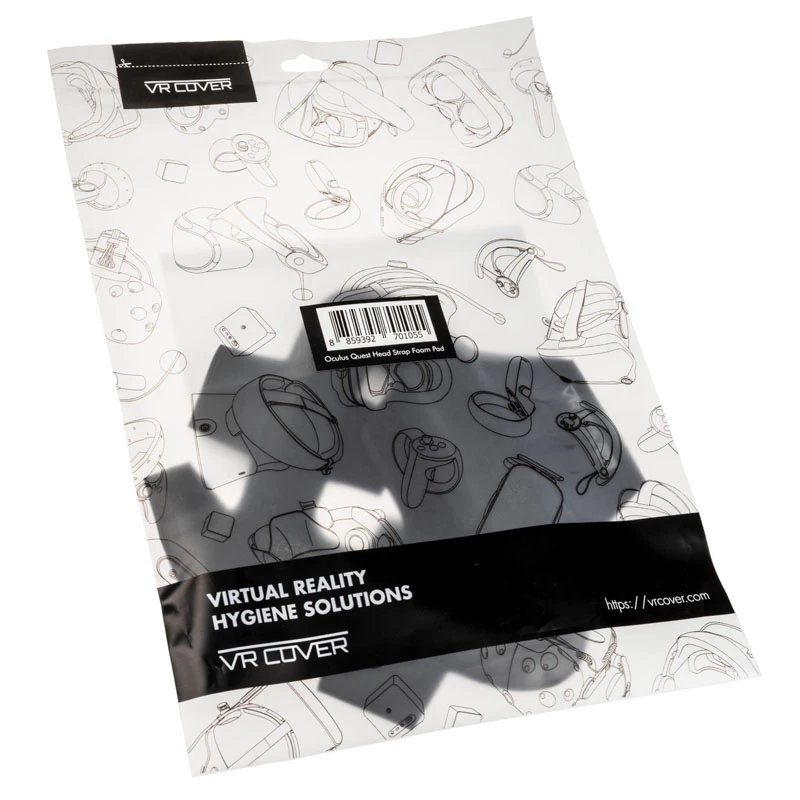 Gurt für Head-Mounted-Display VR Cover VRCOQHSF — schwarzer Schaumstoff, 1 Stück