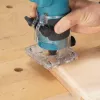 DRT52Z Makita 18V LXT Akku-Bürstenlos-Oberfräse 6 mm (1/4 Zoll) - Grundgerät