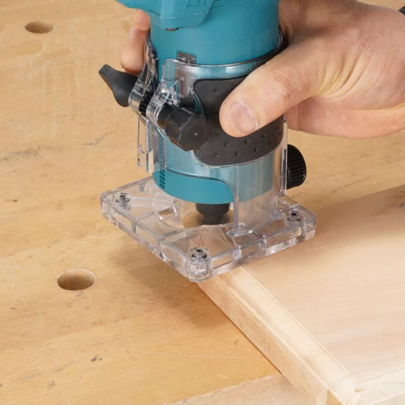 DRT52Z Makita 18V LXT Akku-Bürstenlos-Oberfräse 6 mm (1/4 Zoll) - Grundgerät