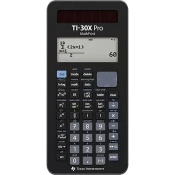 Wissenschaftlicher Taschenrechner Texas Instruments TI-30X Pro MathPrint (Modell 30XPROMP/TBL/2E5) mit MathPrint-Display