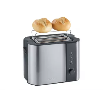Severin 2589 2 Scheiben 800 W Schwarz, Edelstahl
