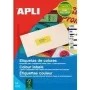 Druckeretikett APLI 119030 Rot 7 cm x 3,1 cm Permanent haftend