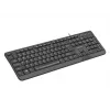 NATEC TASTATUR TROUT SLIM USB, US-LAYOUT, SCHWARZ