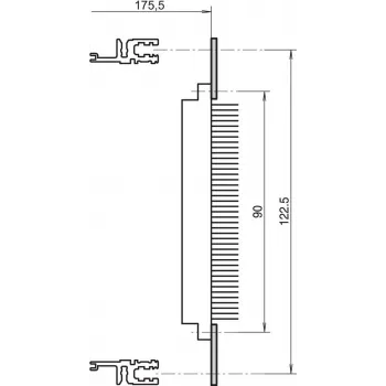 SCHROFF FLACHSCHEINE 84HP DIN41612 (4 STÜCK/KIT) - Rack-Zubehör (20822048)