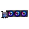 All-in-One-Wasserkühlung MSI MAG Coreliquid A15 360 — 3x 120 mm Lüfter, Radiator 394 x 120 x 27 mm, Pumpe 5V, RGB, unterstützt LGA 1851