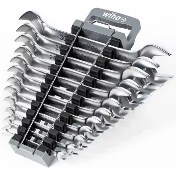 Doppelmaulschlüsselsatz Wiha 44753 — 12-teilig, Schlüsselweiten SW 6–32 mm