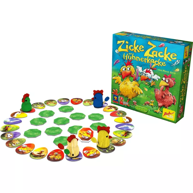 Zicke Zacke Chicken Cha Cha Cha, Brettspiel Kinderspiel des Jahres 1998