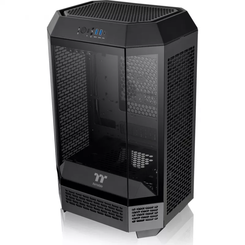 Thermaltake The Tower 300 Black Micro Tower Tempered Glass PC Gaming Gehäuse