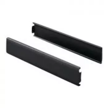 Gehäuse Rittal TS 8100.120, Stahlgehäuse, schwarz, Höhe 100 mm, 2 Stück