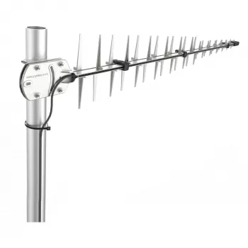 Poynting Antennen LTE/GSM Mast A-LPDA-0092 Silber SMA (M) LoRa Helium 11dbi Yagi/Mast SMA -Male 7m Kabel