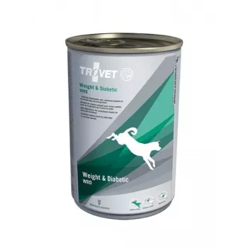 TROVET Gewicht & Diabetic WRD mit Huhn - Nassfutter für Hunde - 400 g