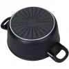 Kochtopf BALLARINI 75002-920-0 Rund Schwarz Aluminium 20 cm