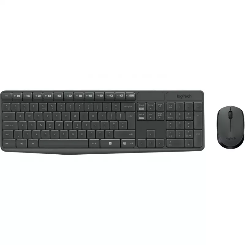 Logitech MK235 - Tastatur-Maus-Set - Kabellos