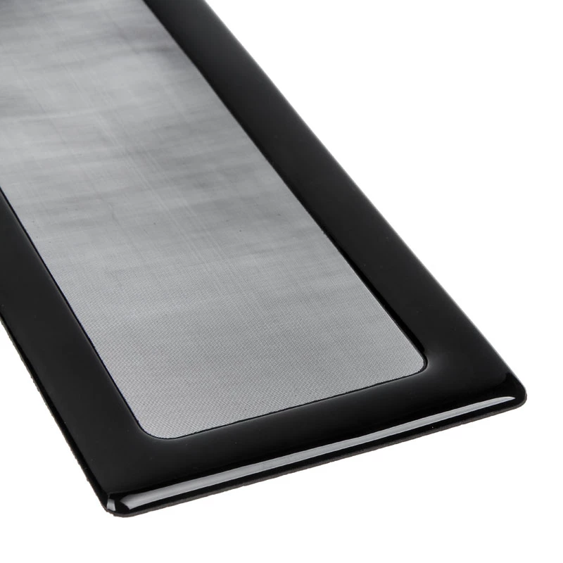 Demciflex Staubfilter 260 mm x 80 mm - Schwarz/Schwarz