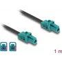 Koaxialkabel DeLOCK 90128 1 m Mini FAKRA Z Aqua Schwarz