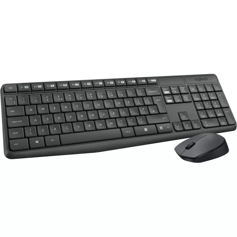 Logitech MK235 - Tastatur-Maus-Set - Kabellos