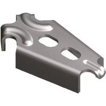 Montageplatte RITTAL 8660.100 — Edelstahl-Rack-Zubehör, Stahlgehäuse, 10er-Pack