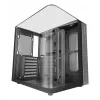 PC Midi Tower Gehäuse TACENS Mars Gaming MC-INFINIOLITE, Schwarz, Temperglas, unterstützt ATX/Micro-ATX/Mini-ITX, 120 mm Lüfter
