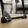 Wäscheständer VILEDA Infinity Flex Ultimate Teleskop — schwarz, beschichtetes Aluminium, 30 m Trockenfläche, faltbar, Rollen