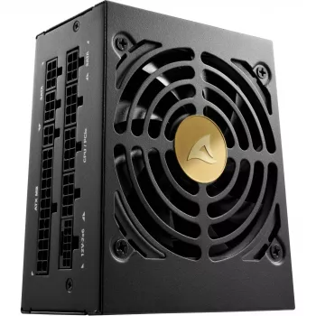 750W Sharkoon Rebel P20 SFX 750W (schwarz, 1x 12-Pin High Power Connector, 2x PCIe, Kabelmanagement, 750 Watt)