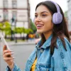 Kopfhörer MANTA HDP1001PU Rytmo Elegance Lila over-ear kabelgebunden, Modell HDP1001PU