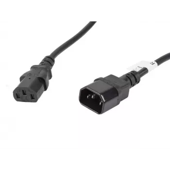 Lanberg C13-C14 VDE, 5m Kabel Stromverteiler (ca-c13e-11cc-0050-bk)
