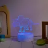 Tisch-LED-Lampe MANTA SNL117RGB RGB 3D-Dinosaurier-Licht-Dekoration