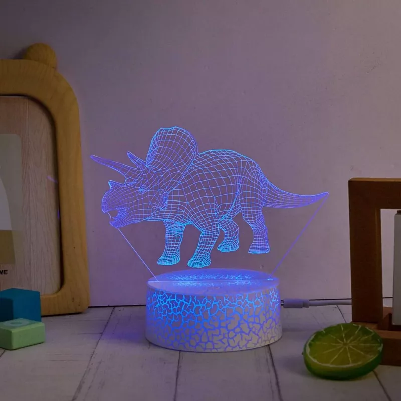 Tisch-LED-Lampe MANTA SNL117RGB RGB 3D-Dinosaurier-Licht-Dekoration