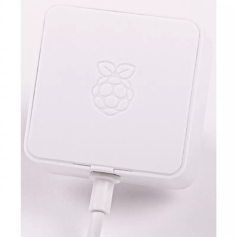 Offizielles weißes Raspberry Pi 5,1 A/3 A Netzteil, weiß, Bulk