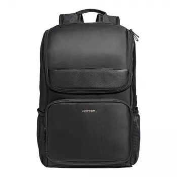 Rucksack Vention KROB0 19 L kompakter Rucksack, PU, für Laptops bis 15,6 Zoll, 450×280×150 mm, schwarz