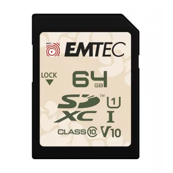 Flash-Speicher Emtec 64GB UHS-I SDHC V30/V10 Outdoor