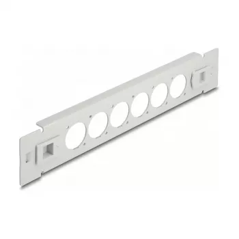 Patch panel DeLOCK 10 Zoll D-Type 6 Port werkzeugfrei grau