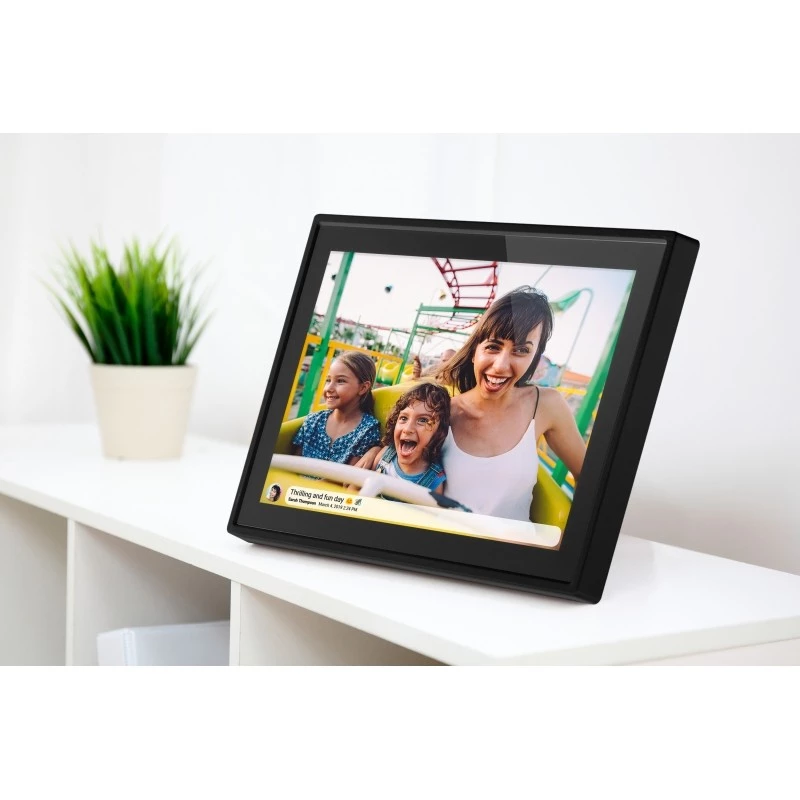 Braun DigiFrame 1019 Digitaler Bilderrahmen Schwarz 25,6 cm (10,1 Zoll) Touchscreen WiFi (21257)