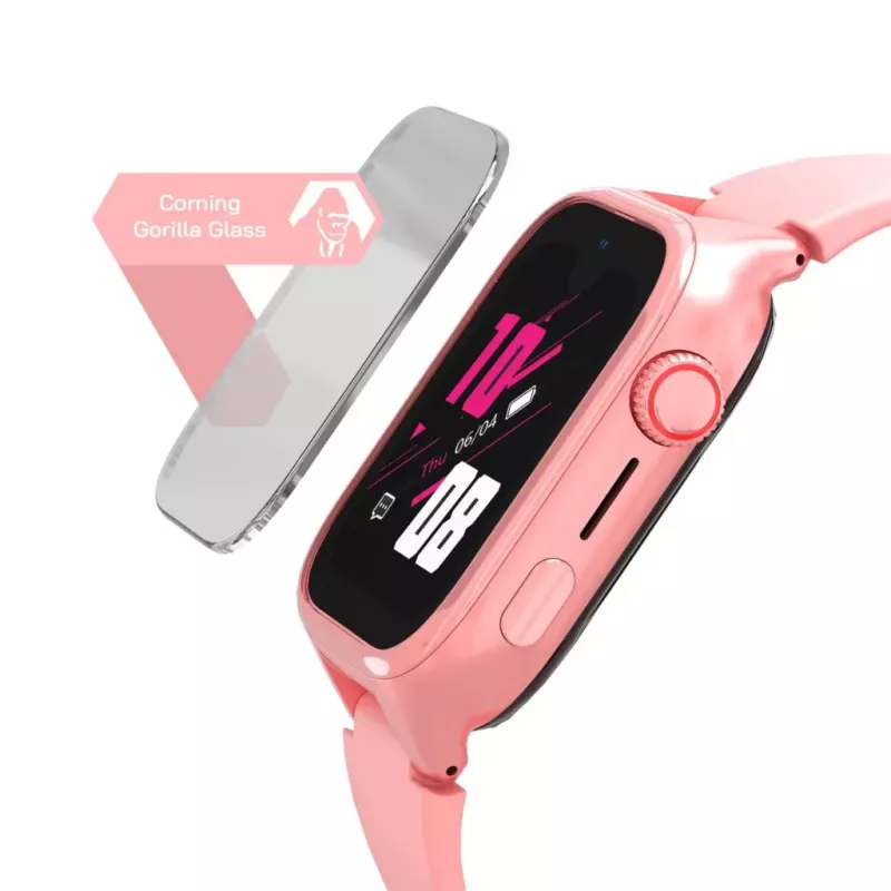 Smartwatch Stelio Junior Pro AI 4G ST-SWJ102-PK — Kinder-4G-Uhr, pink