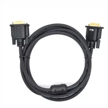 TB VGA-Kabel 15M-15M 1,8 m schwarz-gold (AKTBXVGAMMG180B)