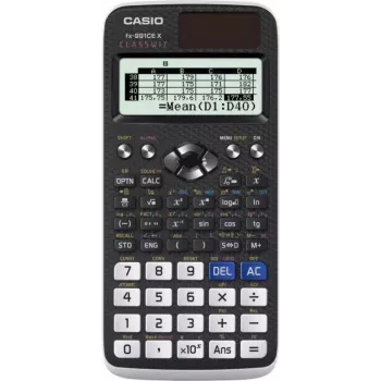 CASIO Taschenrechner wissenschaftlich FX 991CEX ClassWiz Schwarz, 12-stelliges Display
