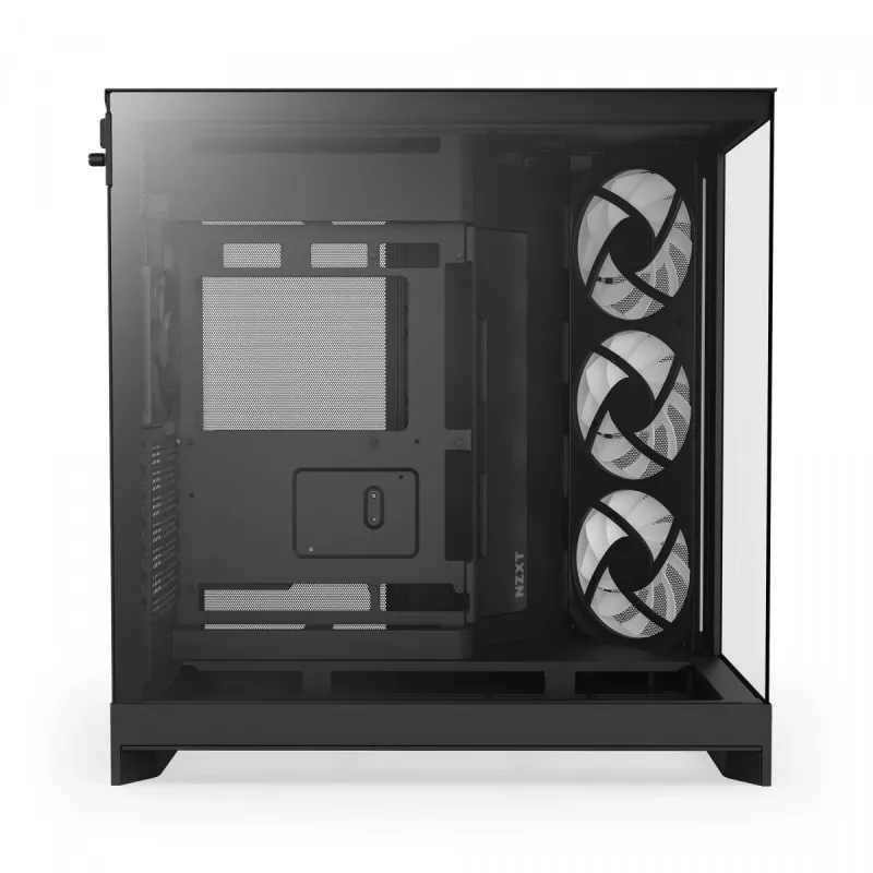 PC-Gehäuse NZXT H9 Flow RGB Midi Tower Schwarz