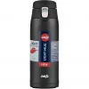 Reisebecher EMSA N2151700 0,4 L, schwarz matt, Flip-Verschluss