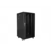Lanberg FF01-6622-12B Rack-Schrank 22U freistehend Schwarz