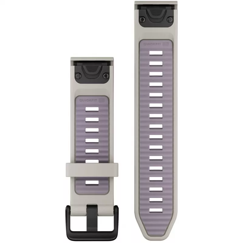 Garmin QuickFit-Armband 20 mm Silikon Nebelgrau/Lavendel (010-13391-03)