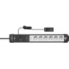 Power Extension Brennenstuhl Premium-Line 3m 6 AC Outlets Indoor Schwarz Grau