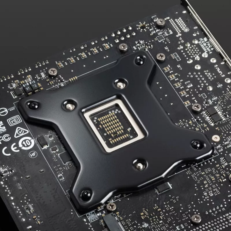 BitsPower Mainboard-Backplate für Intel BP-ICB — Mainboard-Trägerplatte kompatibel mit Intel-Sockeln