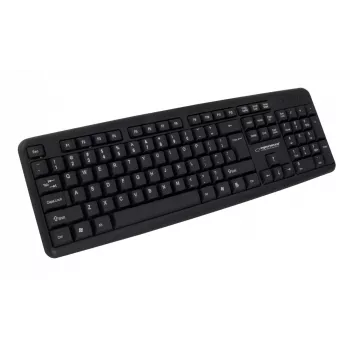 Kabelgebundene Tastatur ESPERANZA EK134 Full-Size 100% USB, schwarz, 1,45 m Kabel