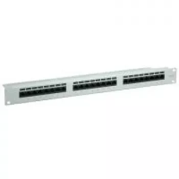 Patch Panel VALUE Cat.6/Class E 24 Ports UTP hellgrau
