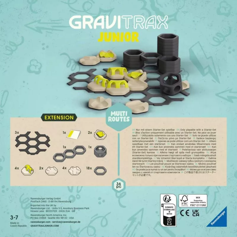 GraviTrax Junior Erweiterung Mehrere Strecken, Bahn