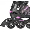 Nils Extreme NH11912 A 2IN1 Skates SCHWARZ/PINK GR. S (31-34) mit austauschbaren Hockeyskates